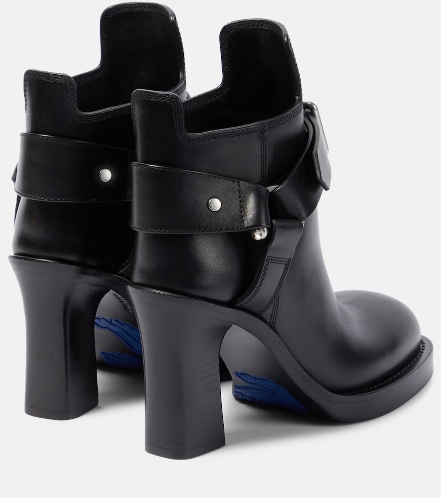 Ankle Boots Stirrup aus Leder - Burberry - Modalova
