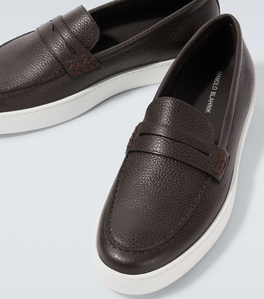 Slip-Ons Ellis aus Leder - Manolo Blahnik - Modalova