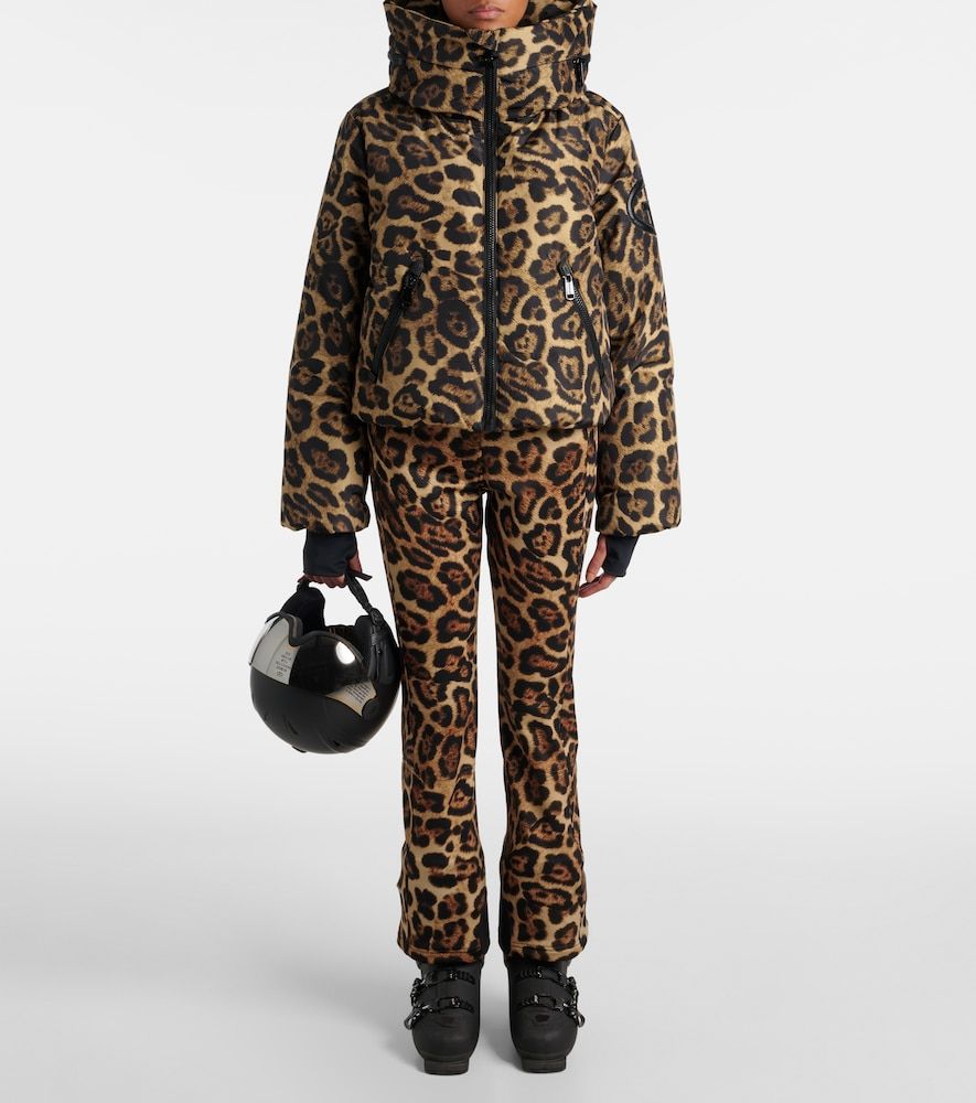 Pantaloni da sci Minou con stampa leopardata - Goldbergh - Modalova