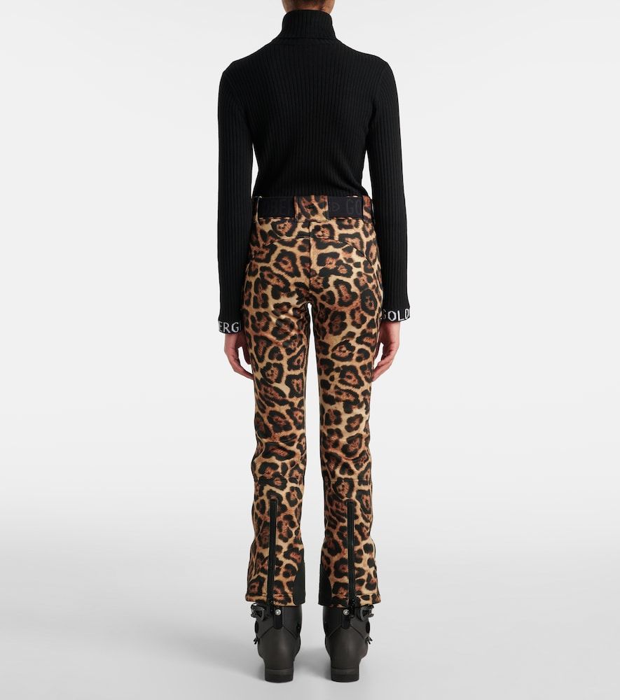Pantaloni da sci Minou con stampa leopardata - Goldbergh - Modalova