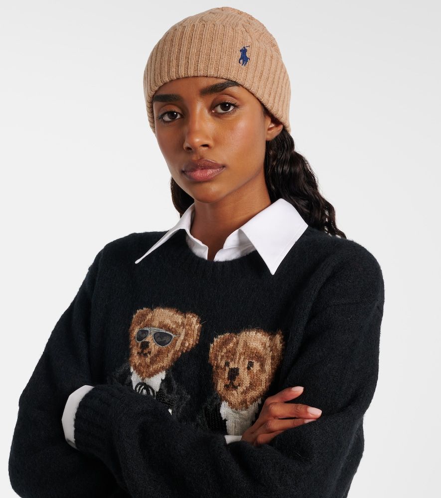 Cable-knit wool and cashmere beanie - Polo Ralph Lauren - Modalova