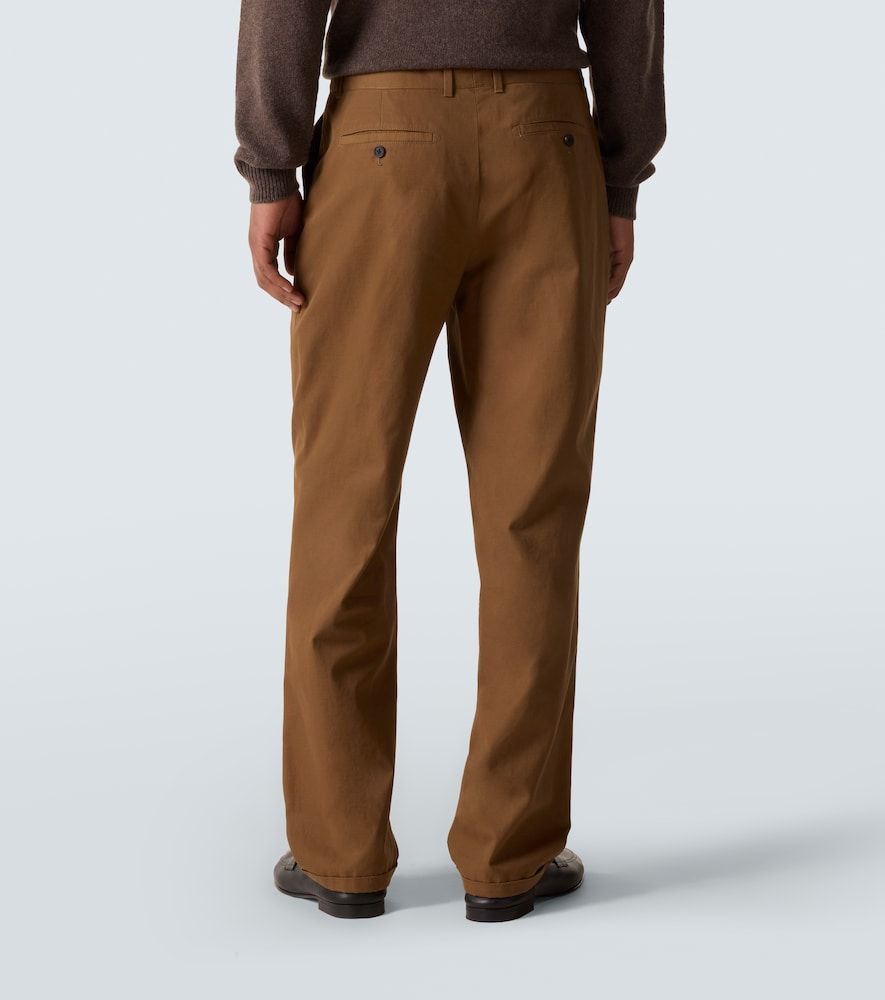 Pantalones rectos Belamy de gabardina - The Row - Modalova