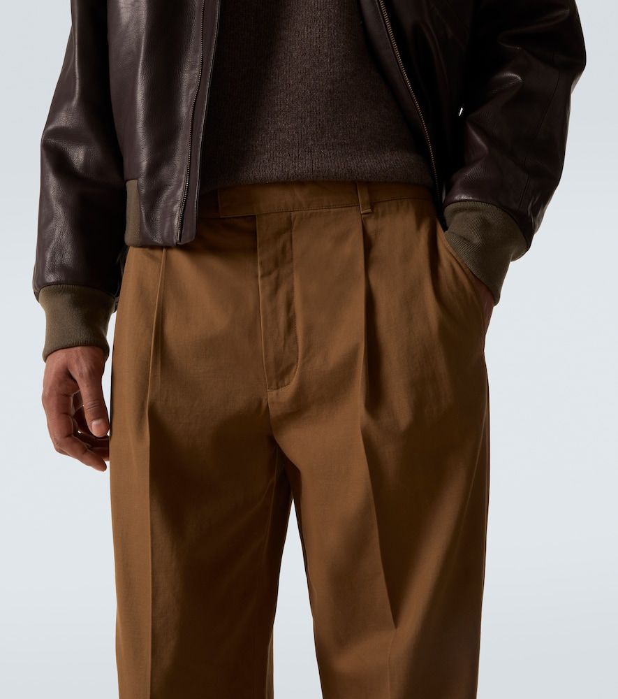 Pantalones rectos Belamy de gabardina - The Row - Modalova
