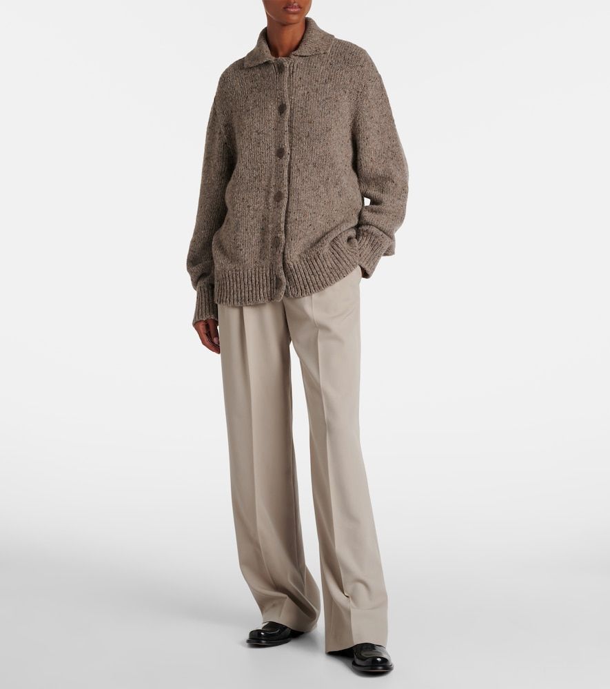 Pantalones anchos Virgil de gabardina de lana - The Row - Modalova