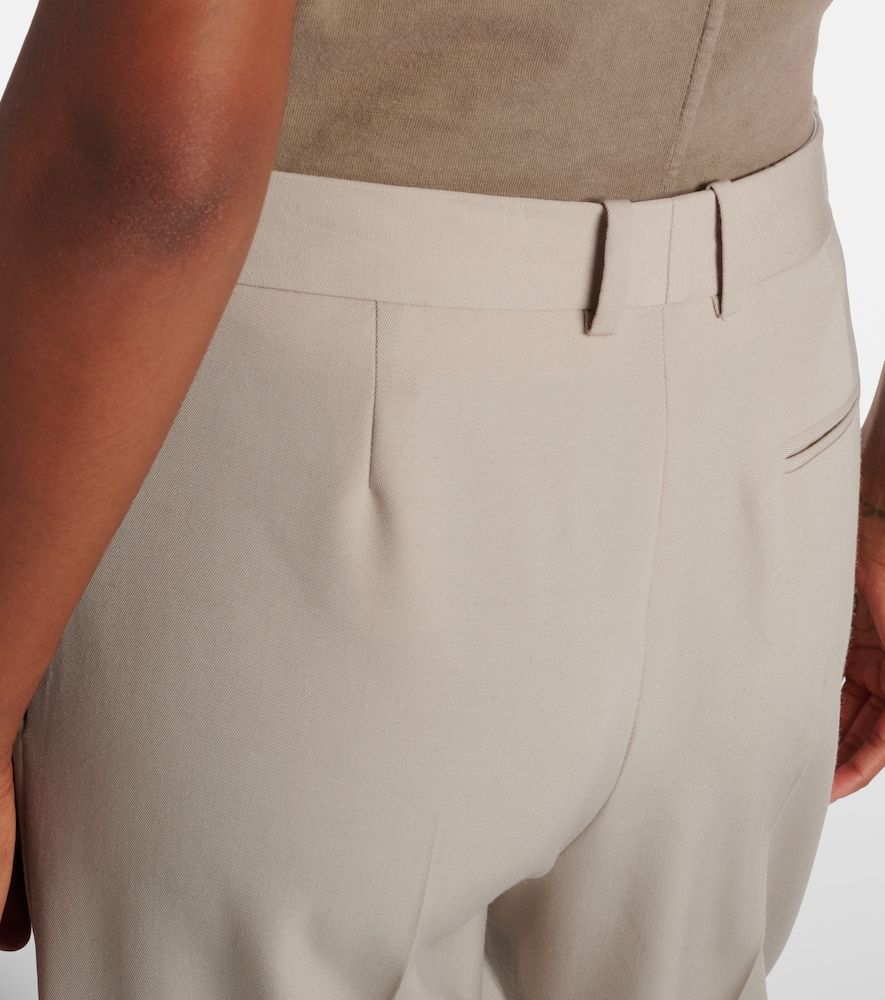 Pantalones anchos Virgil de gabardina de lana - The Row - Modalova