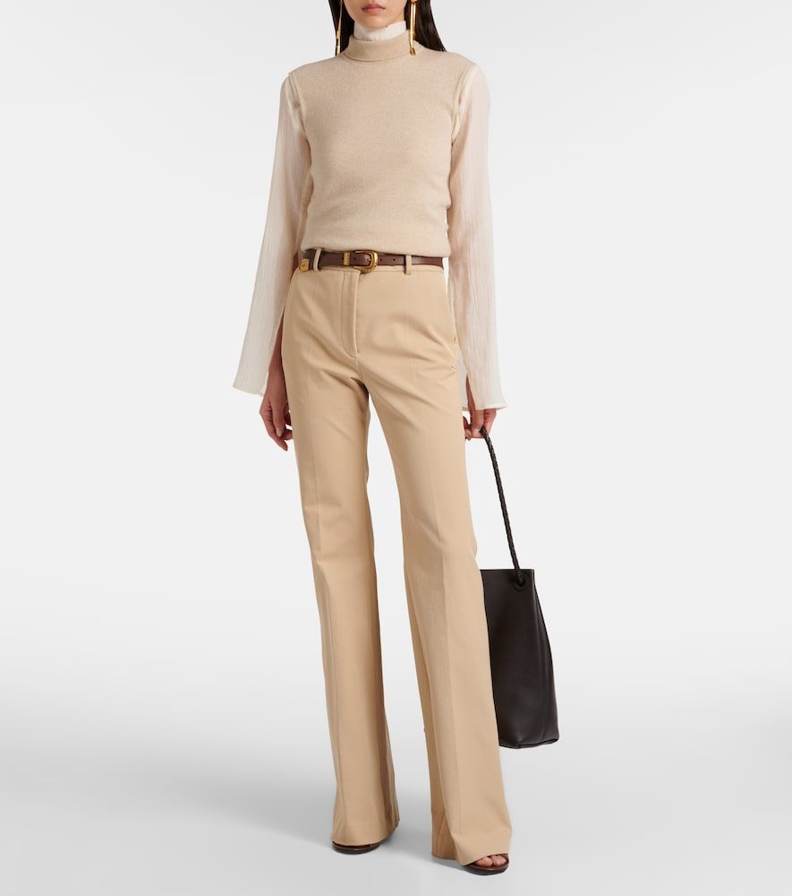 Pantalones flared Tafira de gabardina - Joseph - Modalova