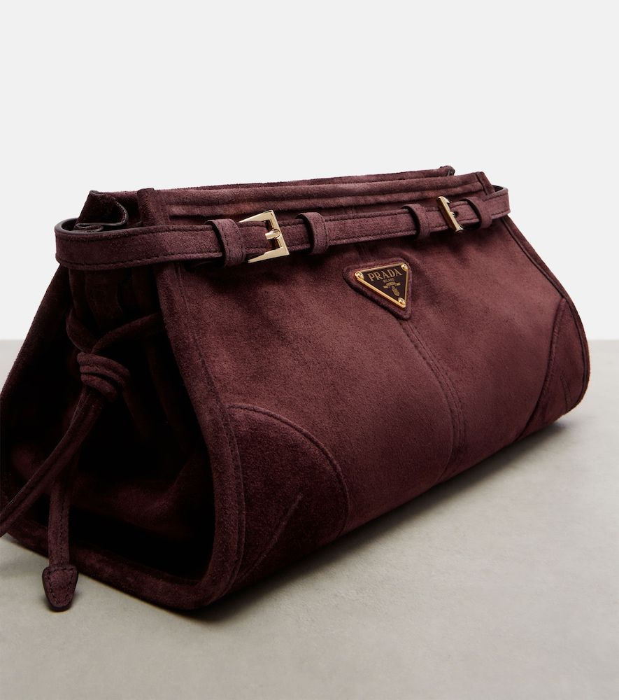 Bolso al hombro Bonnie Small de ante - Prada - Modalova