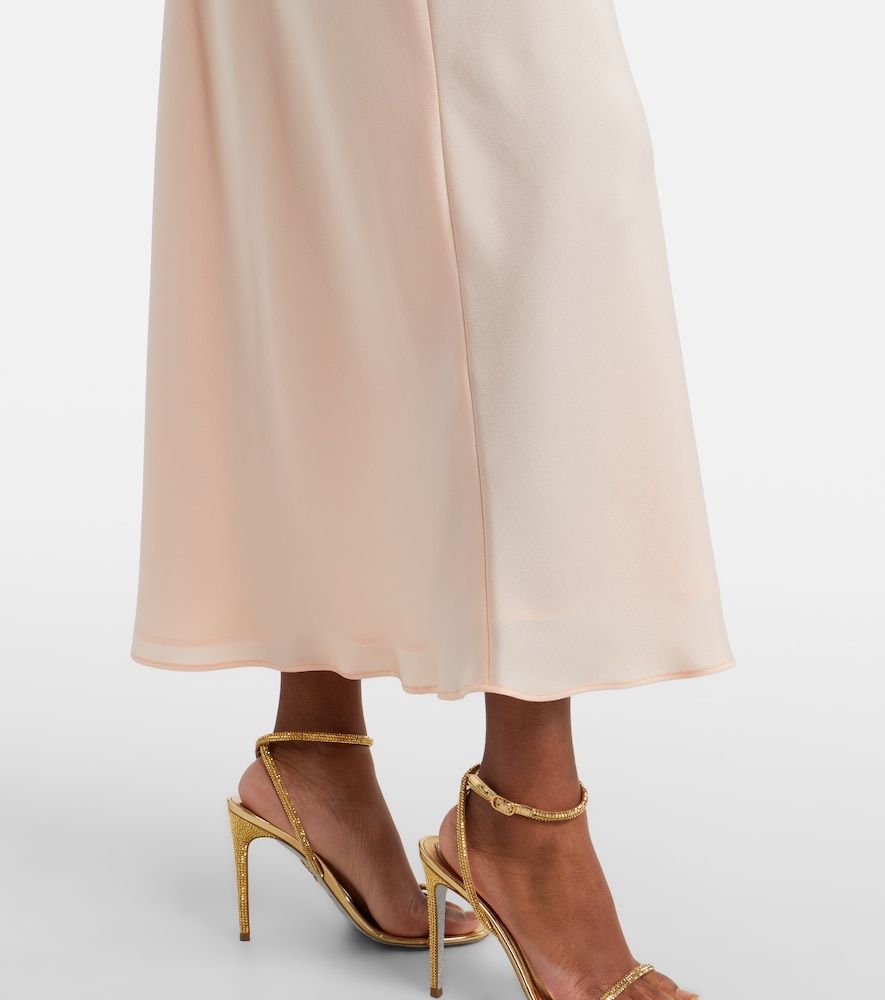 Abito sottoveste Ghiotto in raso con decorazioni - Max Mara - Modalova