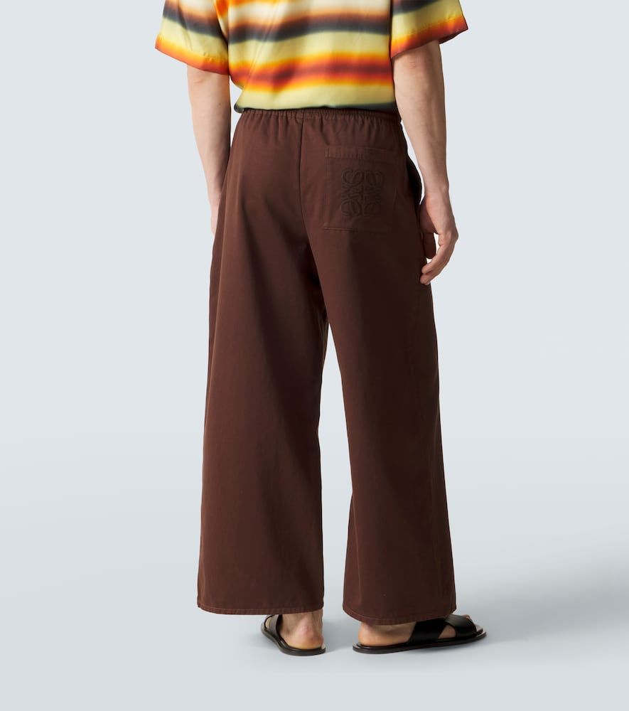 Paula's Ibiza cotton-blend wide-leg pants - Loewe - Modalova