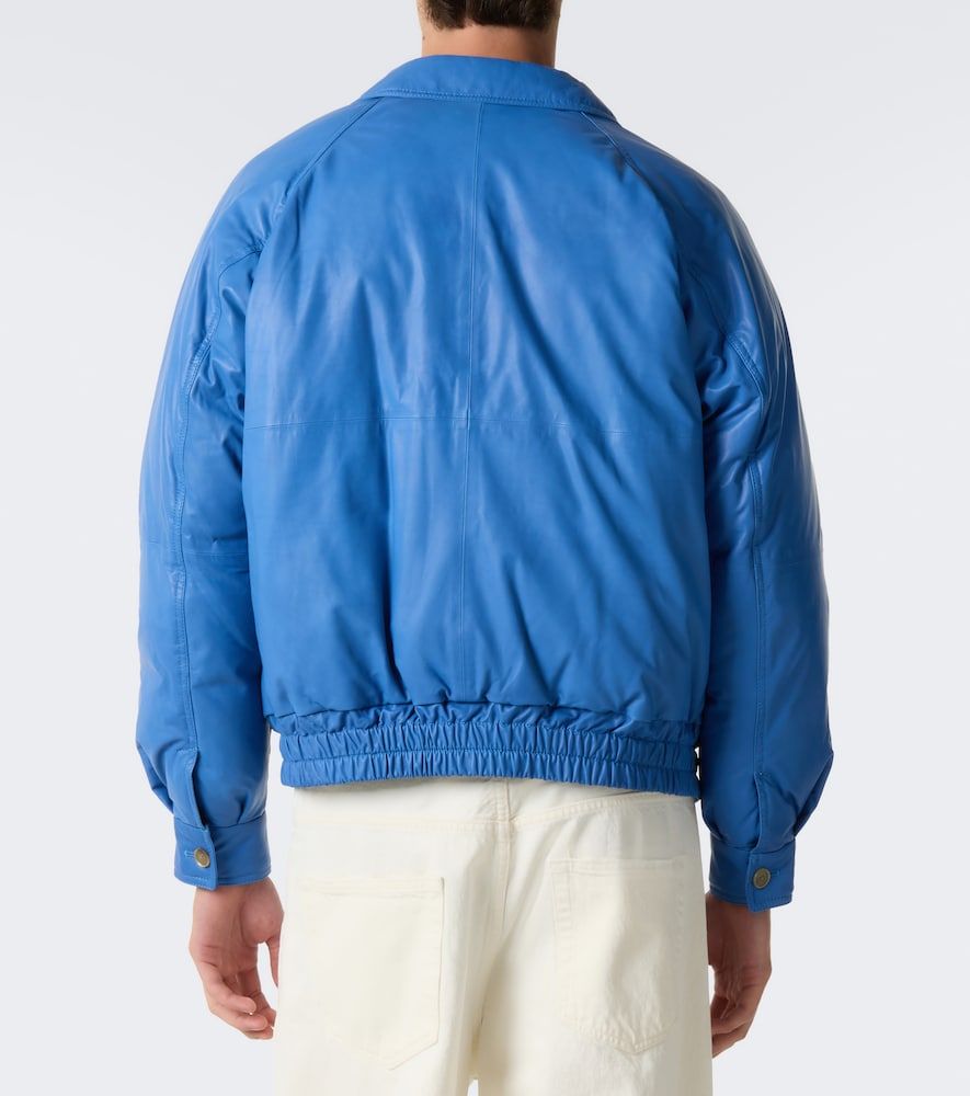 Auralee Leather down jacket - Auralee - Modalova