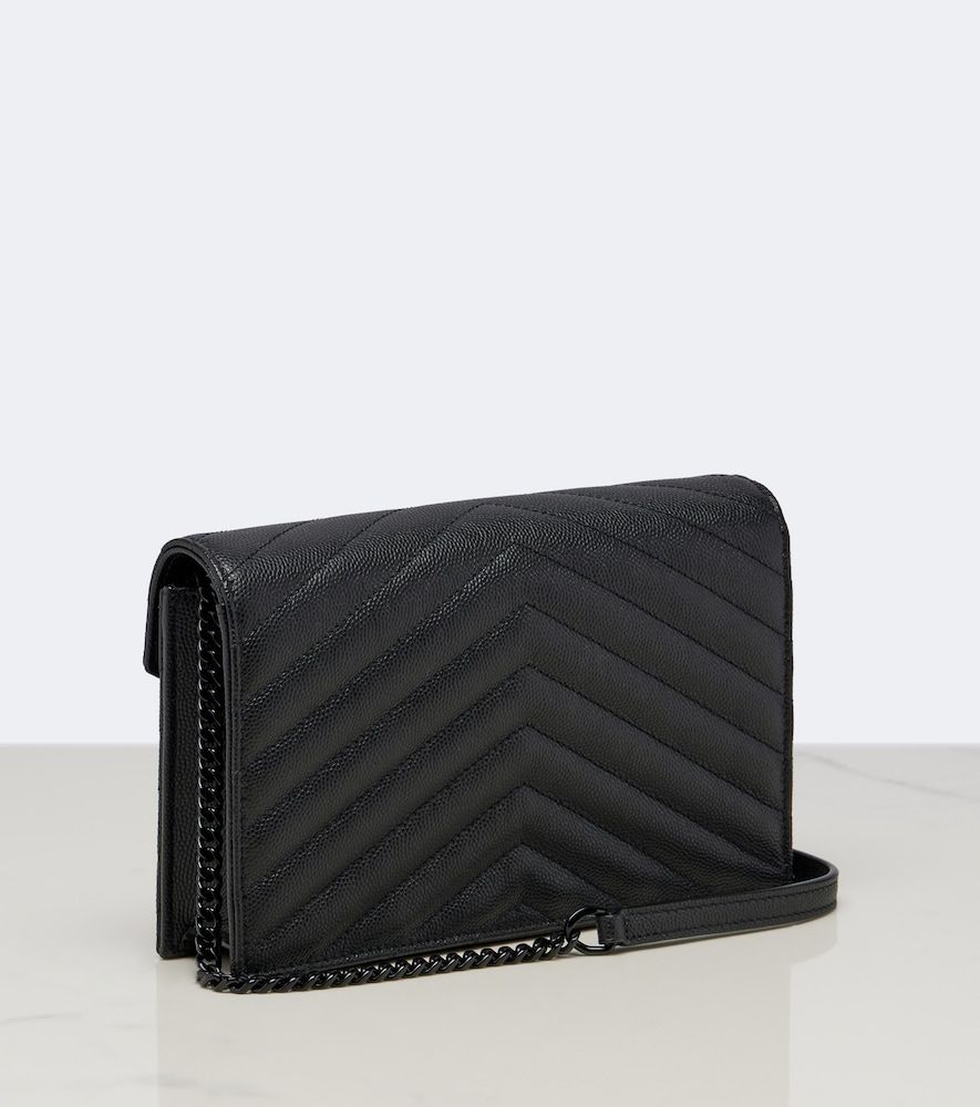 Cassandre Envelope leather wallet on chain - Saint Laurent - Modalova