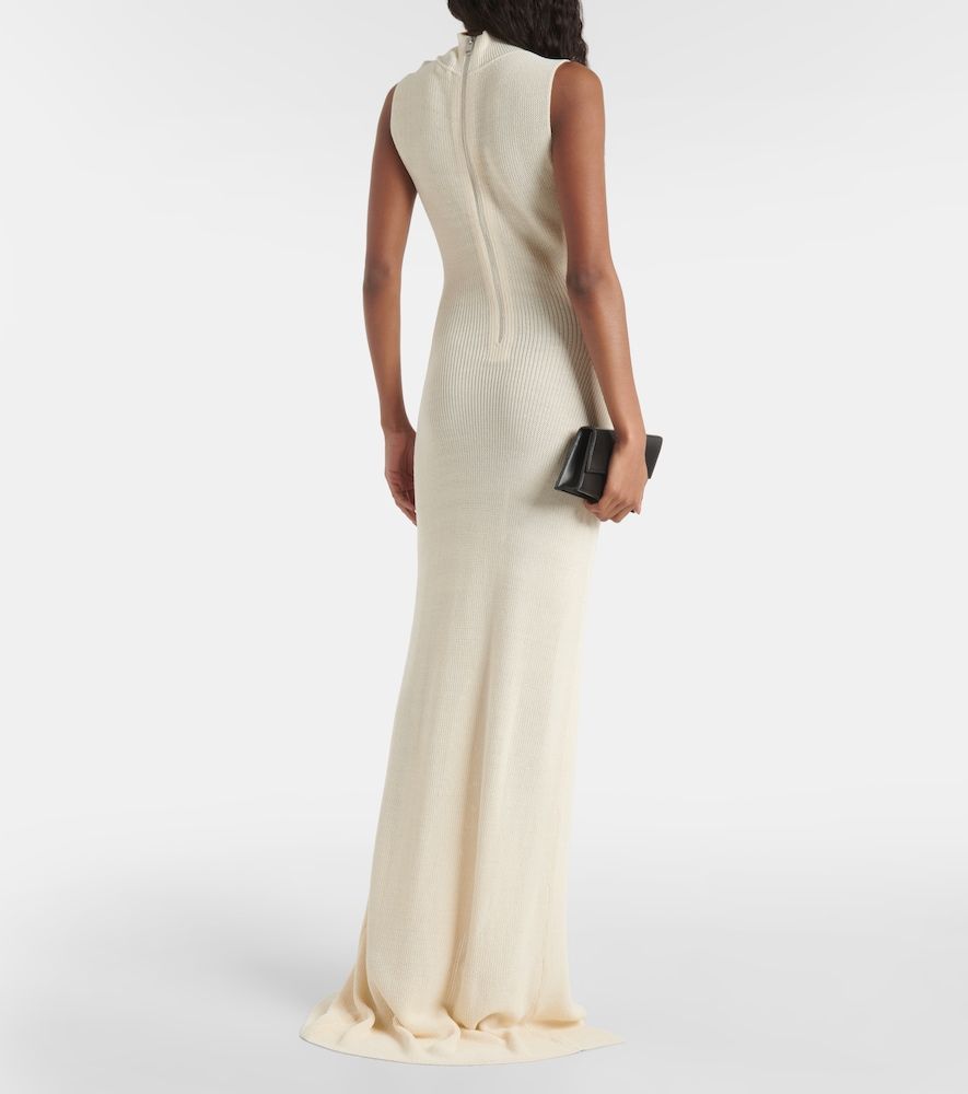 Berin knitted cotton-blend maxi dress - Aya Muse - Modalova