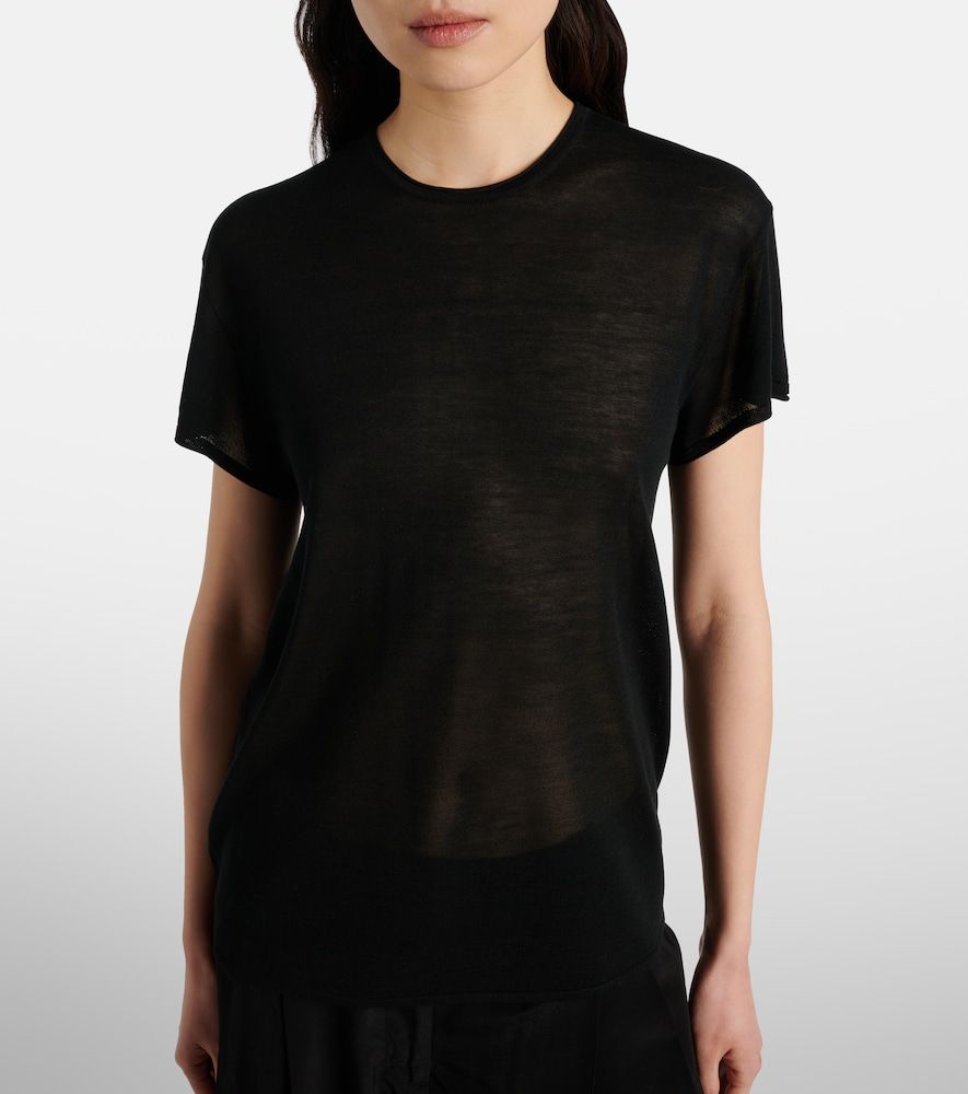 Toteme Camiseta de punto de seda - Toteme - Modalova