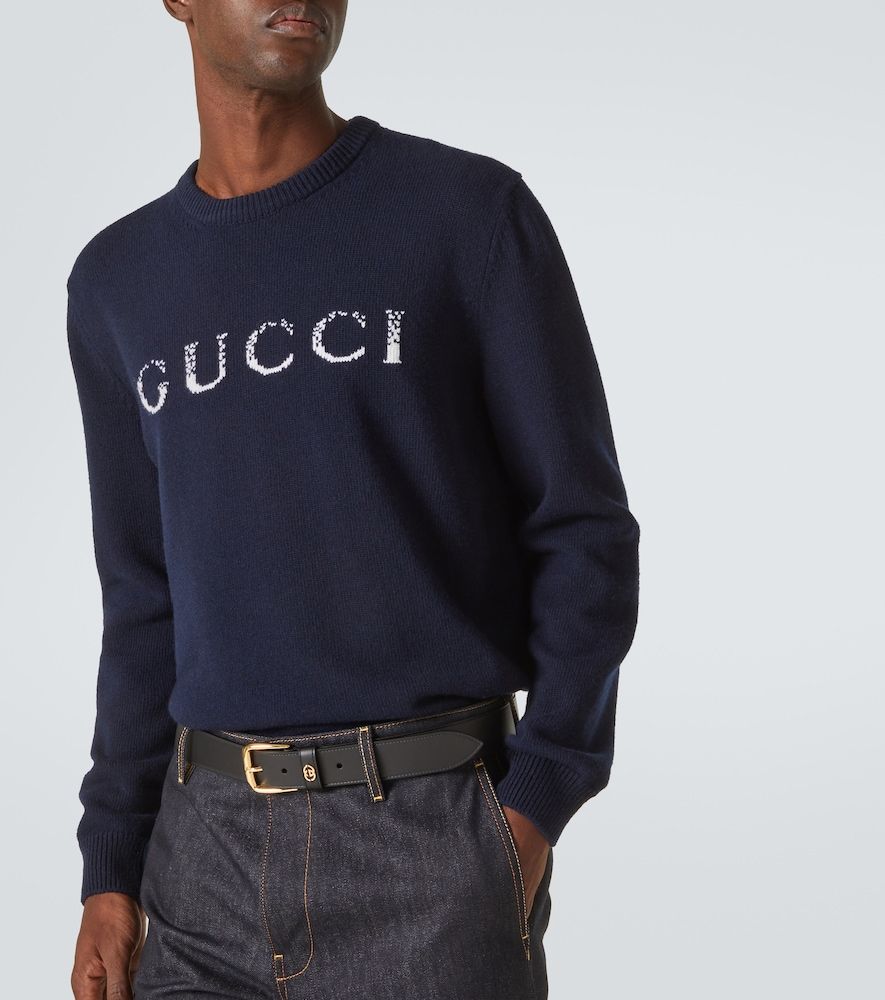 Gürtel Interlocking G aus Leder - Gucci - Modalova