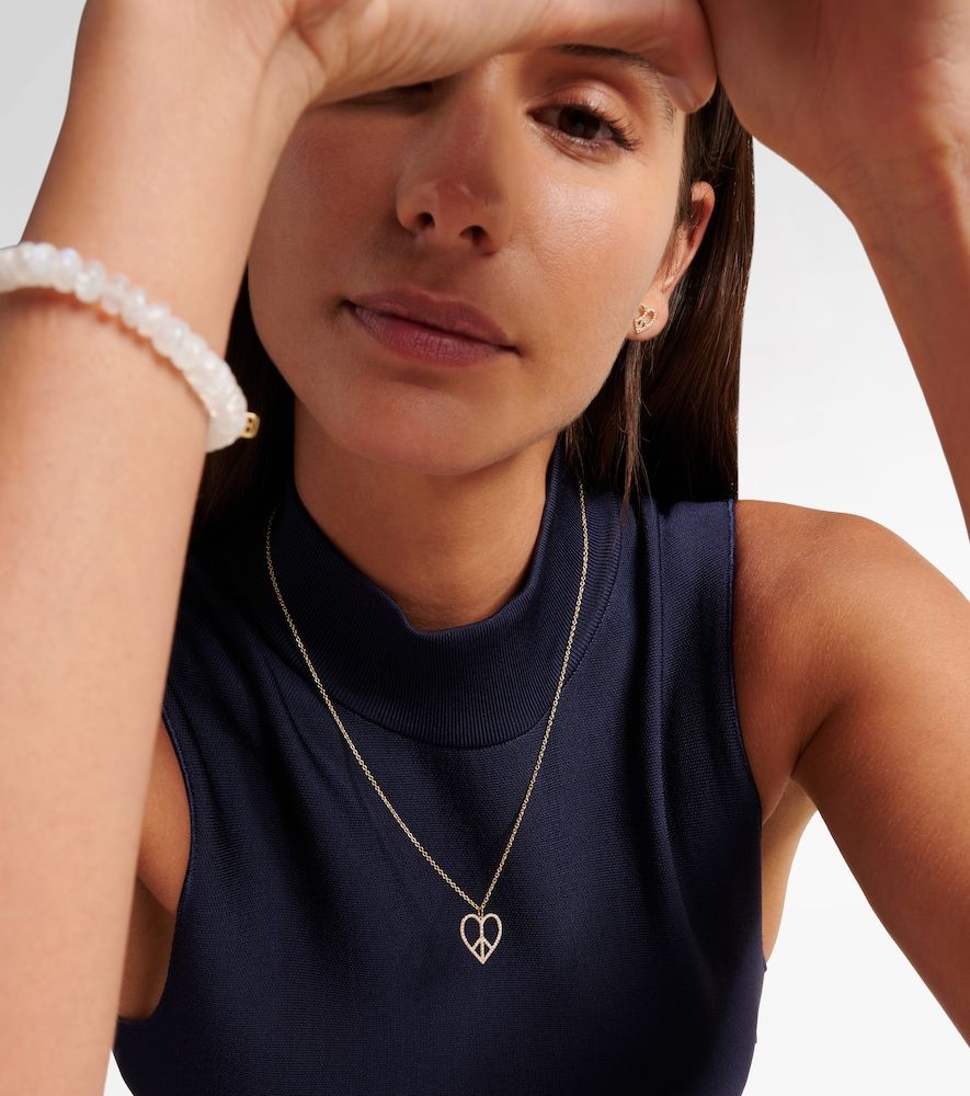 Collar en oro de 14 ct con diamantes - Sydney Evan - Modalova