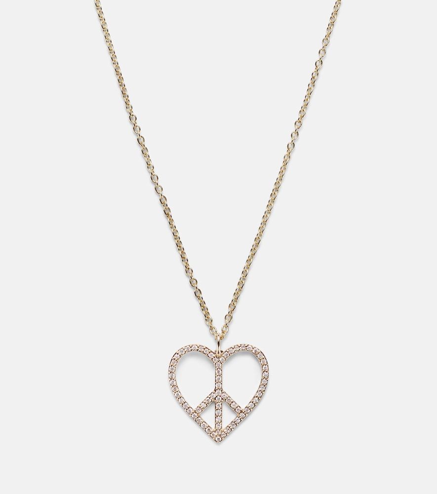 Collar en oro de 14 ct con diamantes - Sydney Evan - Modalova