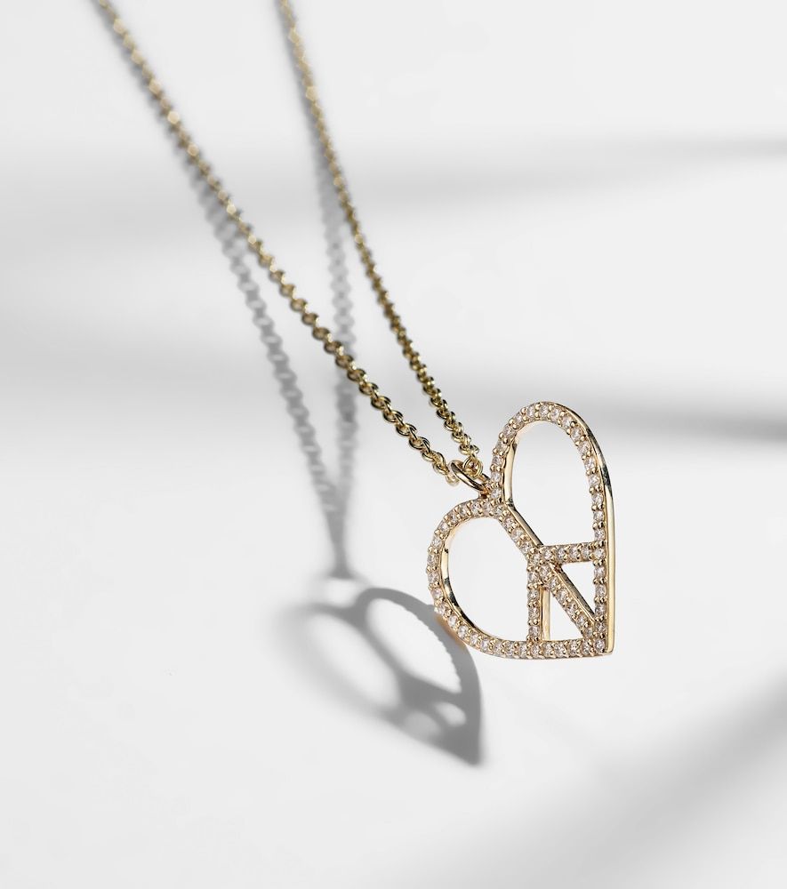 Collar en oro de 14 ct con diamantes - Sydney Evan - Modalova