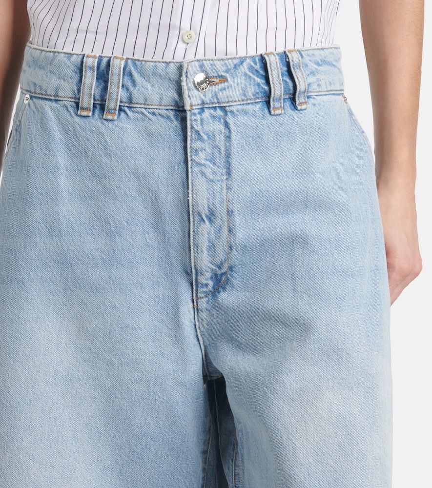 The Trouser Short denim Bermuda shorts - Frame - Modalova