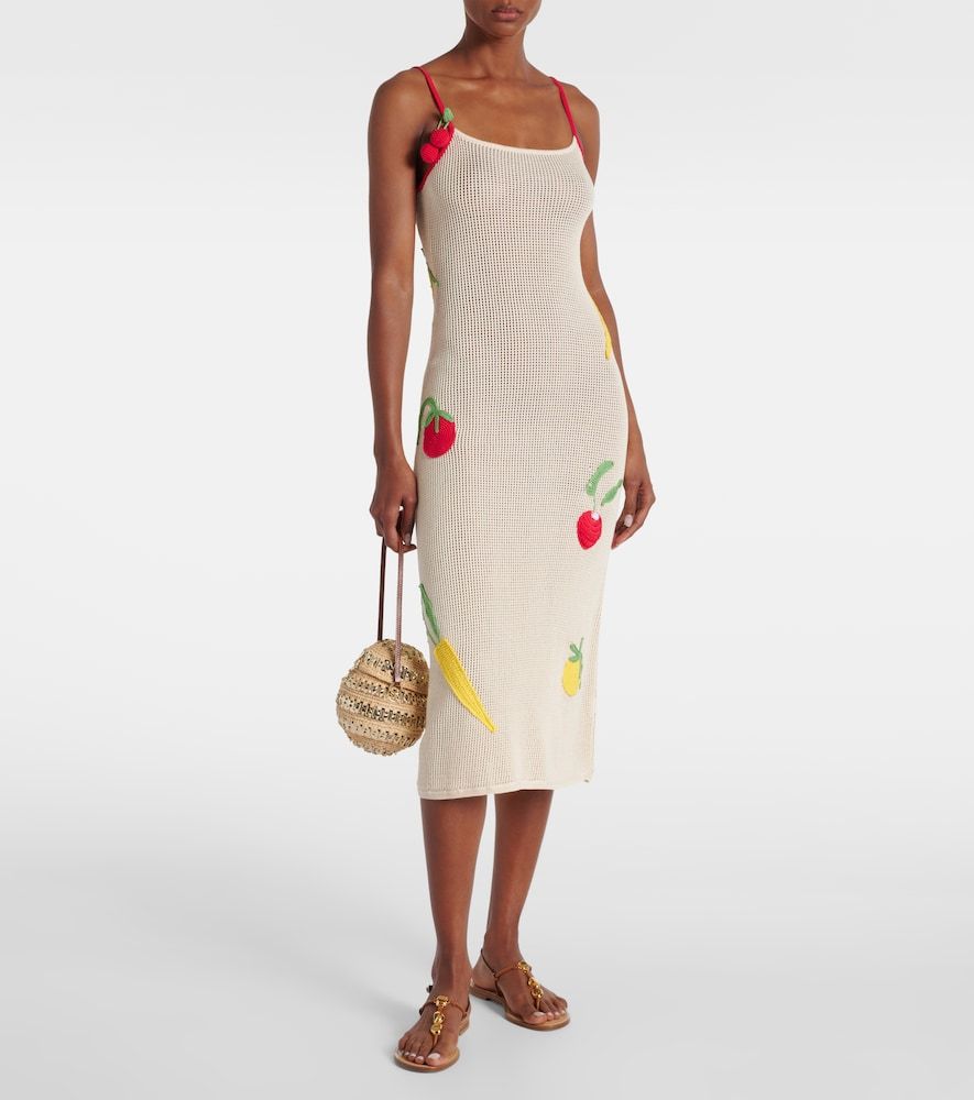 Vestido de playa Adeline en croché de algodón - Staud - Modalova