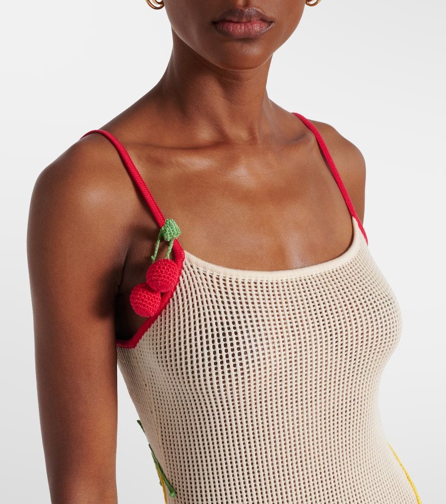 Vestido de playa Adeline en croché de algodón - Staud - Modalova