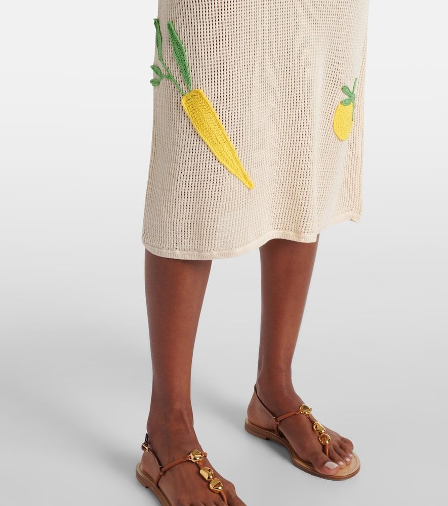 Vestido de playa Adeline en croché de algodón - Staud - Modalova