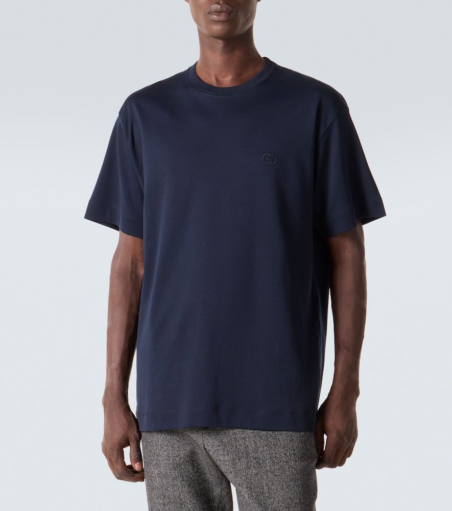 T-shirt Interlocking G in jersey di cotone - Gucci - Modalova