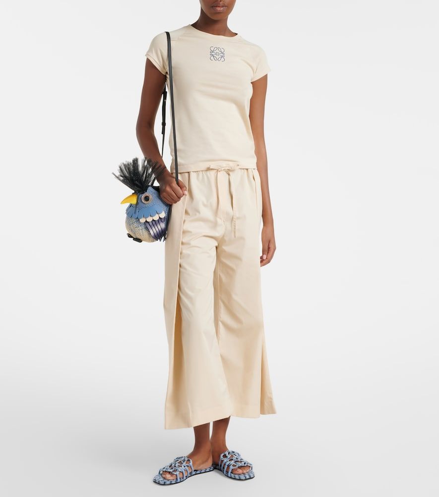 Paula's Ibiza cotton poplin cropped pants - Loewe - Modalova