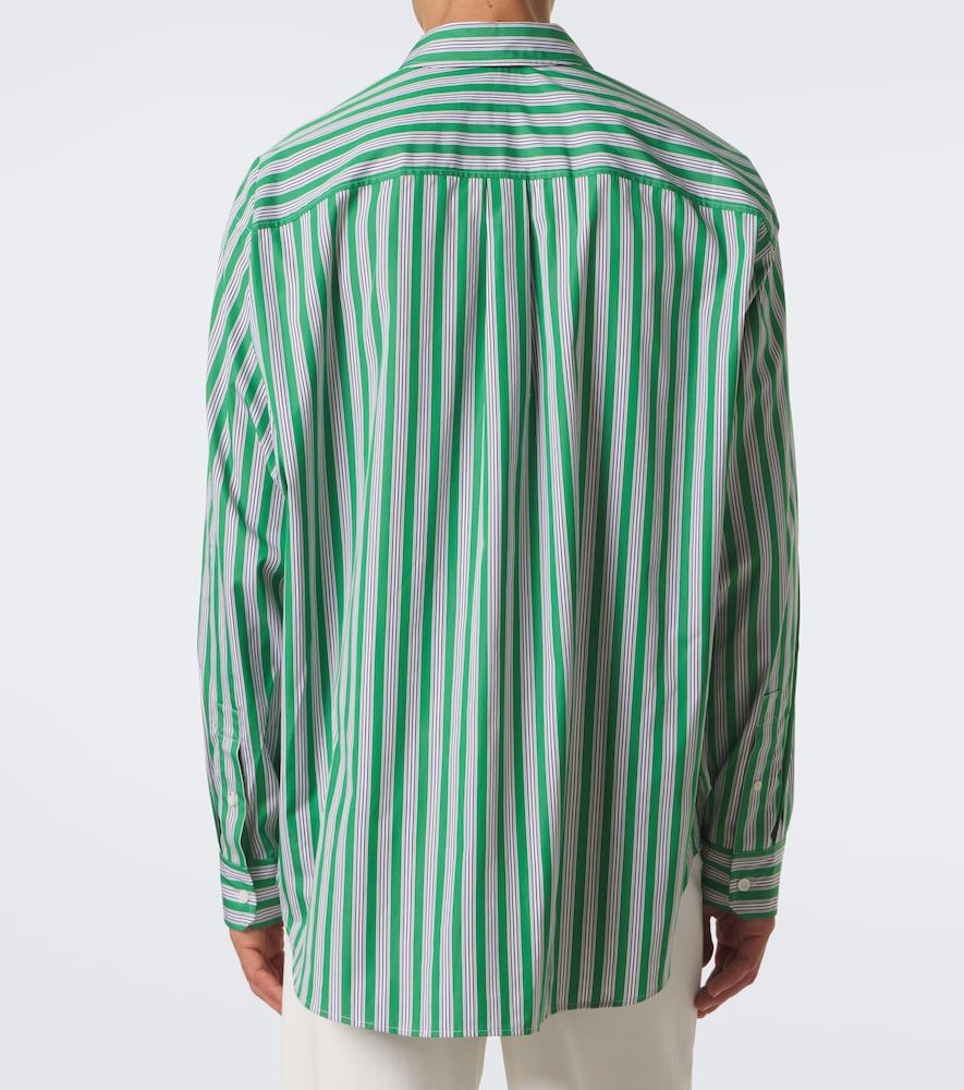 Double L striped cotton poplin shirt - Loewe - Modalova