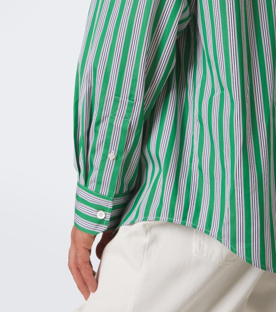 Double L striped cotton poplin shirt - Loewe - Modalova