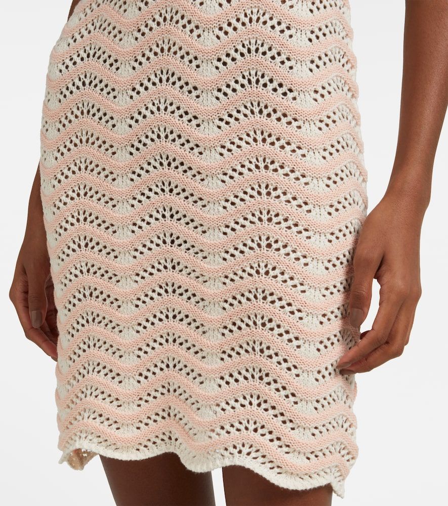 Vestido corto Coco en mezcla de algodón a rayas - Bananhot - Modalova