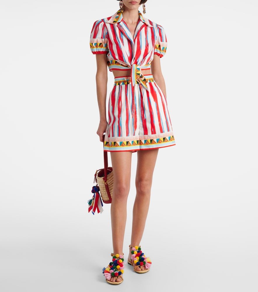 Shorts de algodón estampados - Dolce&Gabbana - Modalova