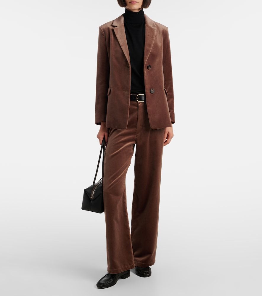 Pantaloni a gamba larga in velluto di cotone - 'S Max Mara - Modalova