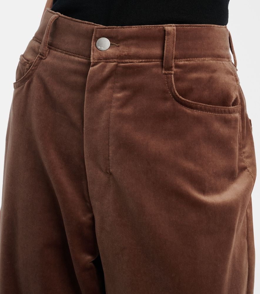 Pantaloni a gamba larga in velluto di cotone - 'S Max Mara - Modalova