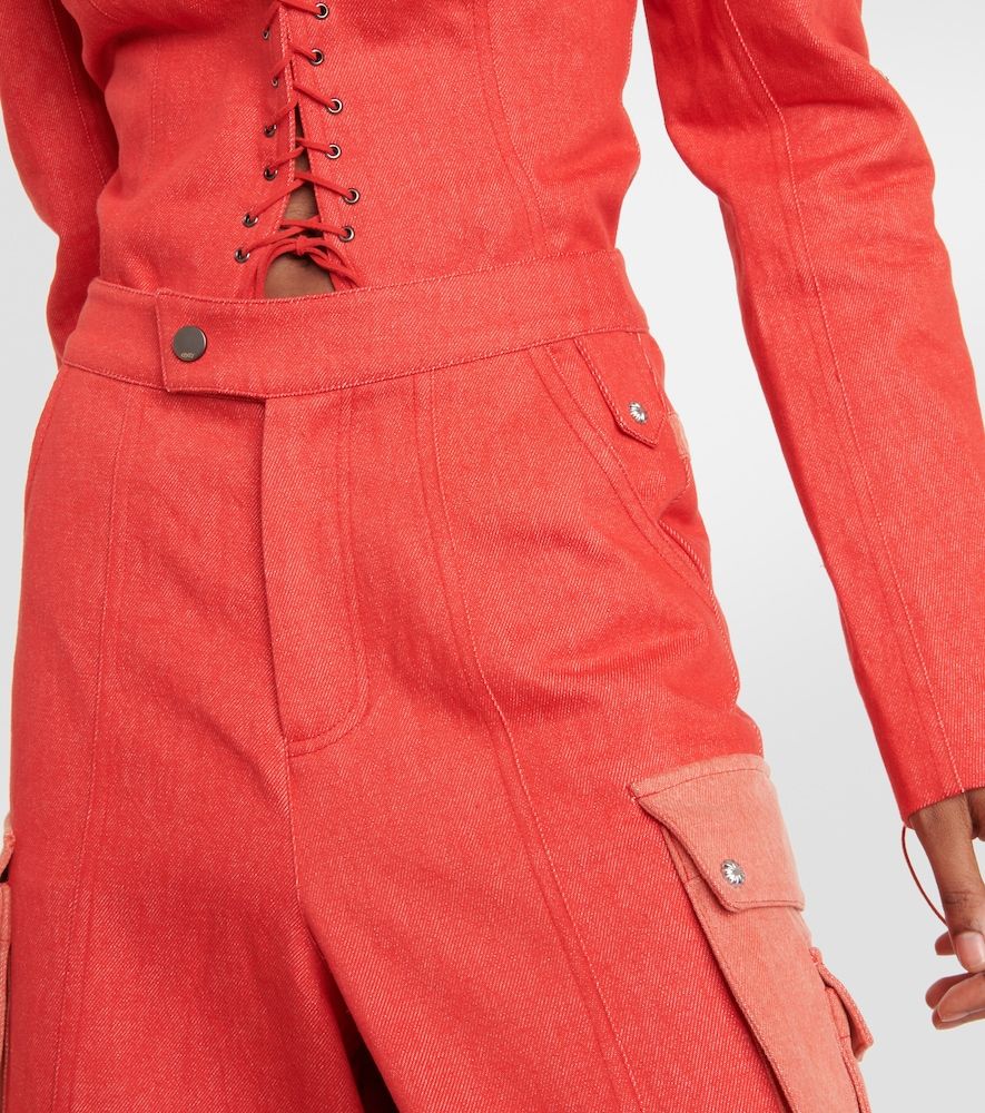 Pantaloni in cotone a vita alta - Didu - Modalova