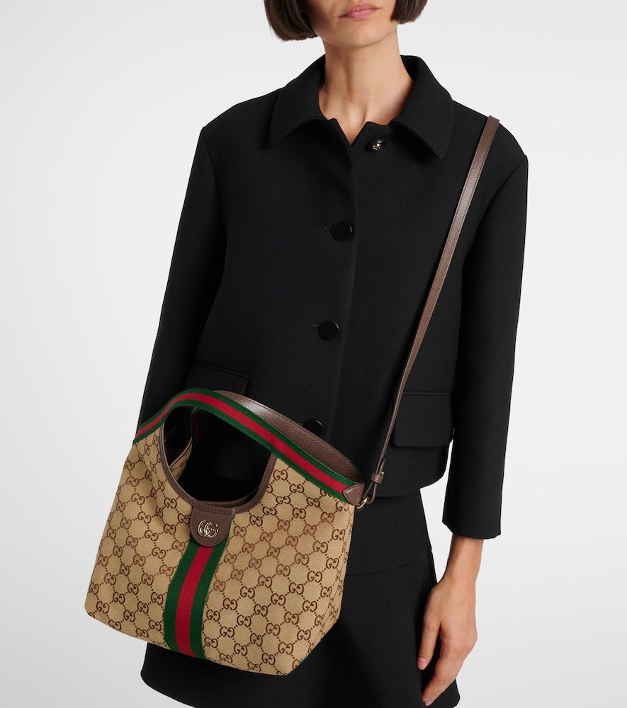Tote Bag Giglio Small GG aus Canvas - Gucci - Modalova