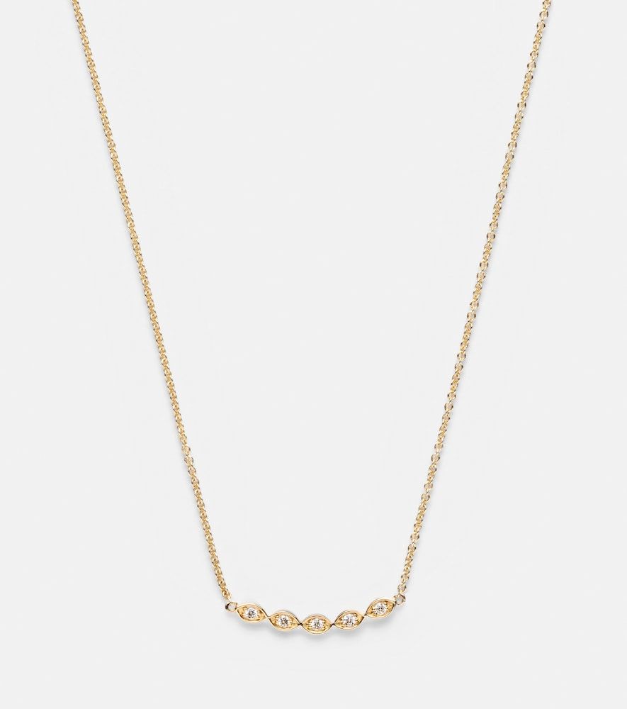Collar de oro de 14 ct con diamantes - Sydney Evan - Modalova