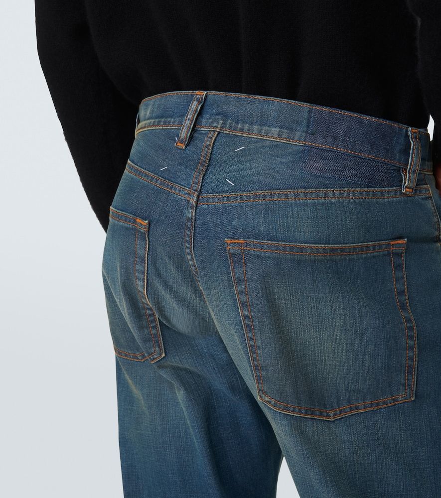 Jeans regular a vita media - Maison Margiela - Modalova