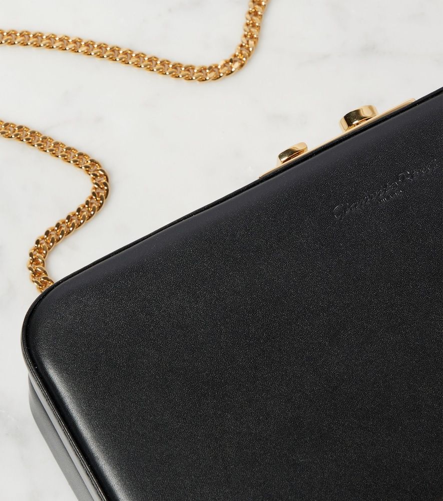 Gianvito Rossi Clutch Valì de piel - Gianvito Rossi - Modalova
