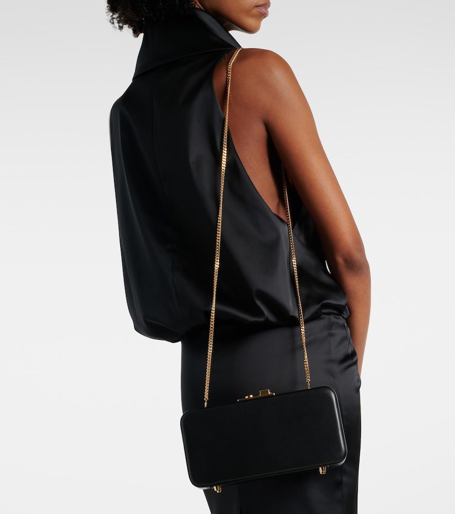 Gianvito Rossi Clutch Valì de piel - Gianvito Rossi - Modalova