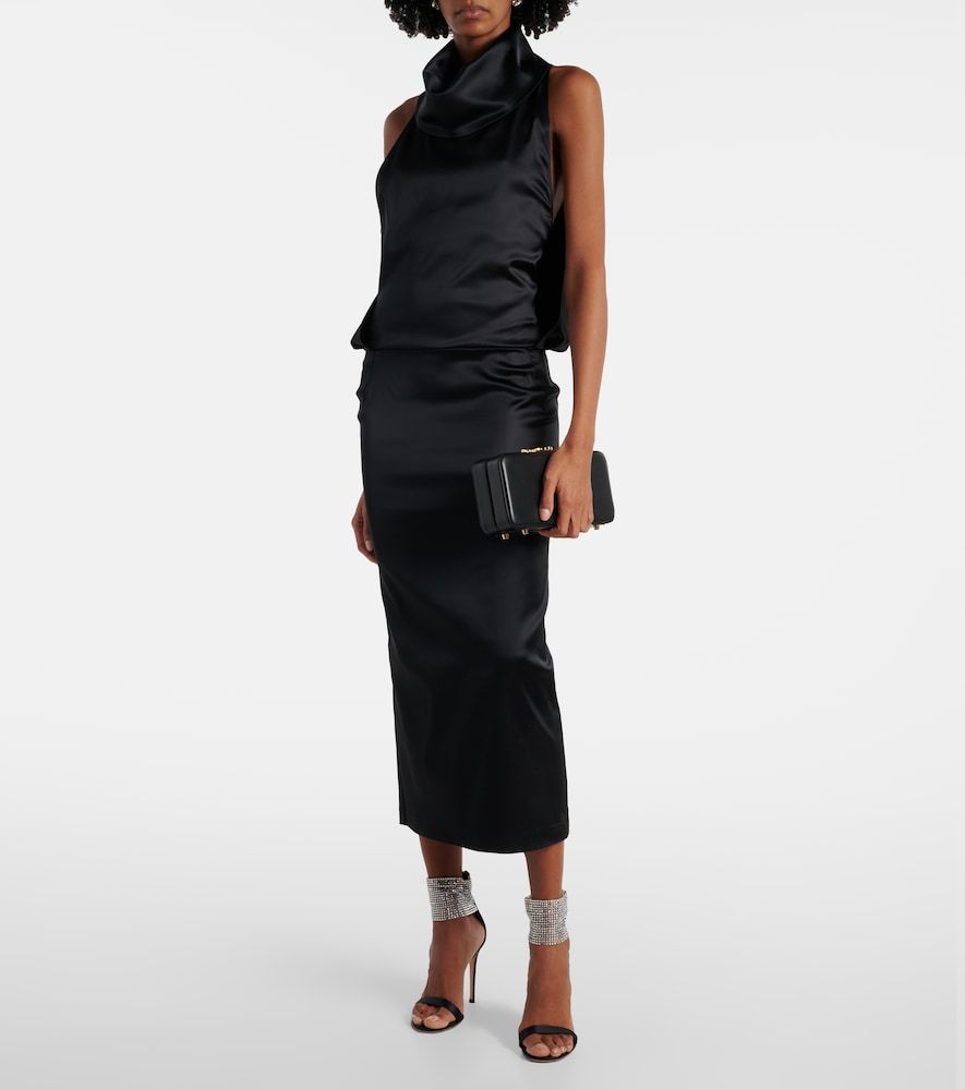 Gianvito Rossi Clutch Valì de piel - Gianvito Rossi - Modalova