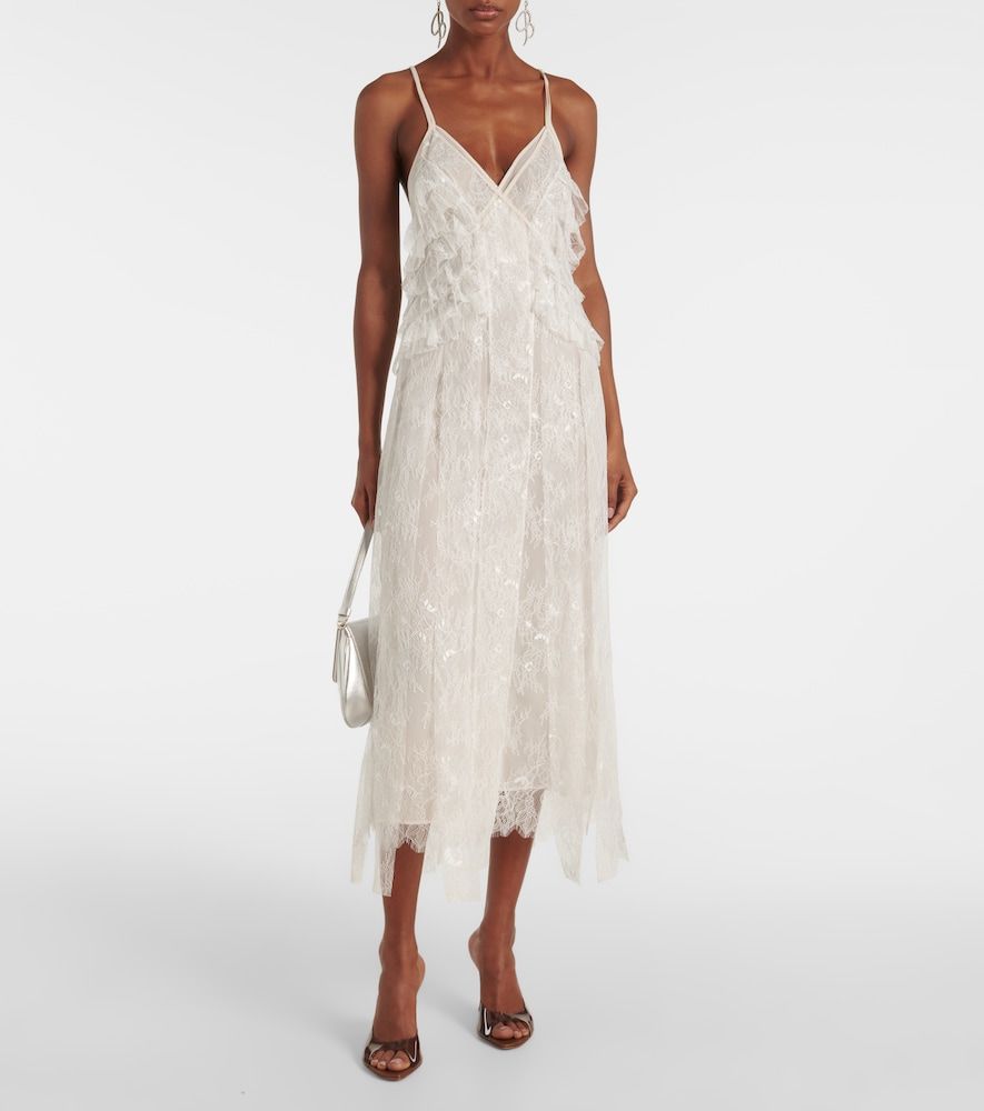 Blumarine Abito sottoveste in pizzo - Blumarine - Modalova