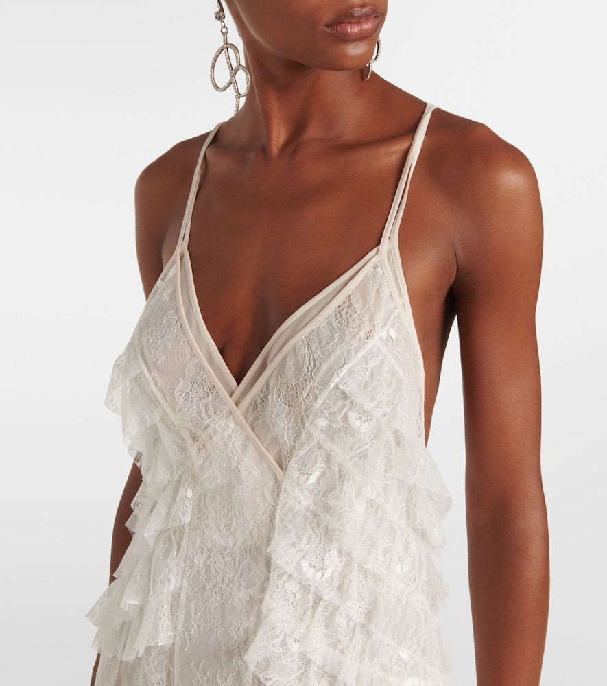 Blumarine Abito sottoveste in pizzo - Blumarine - Modalova