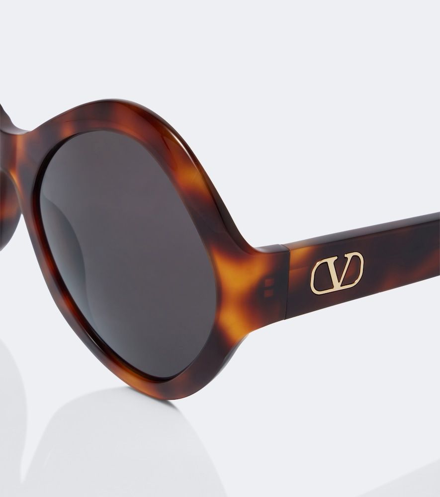 Runde Sonnenbrille L'8 VLogo - Valentino - Modalova