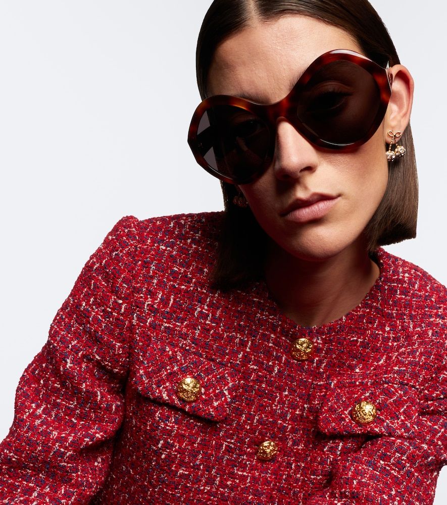 Runde Sonnenbrille L'8 VLogo - Valentino - Modalova