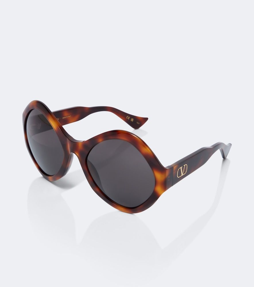 Runde Sonnenbrille L'8 VLogo - Valentino - Modalova