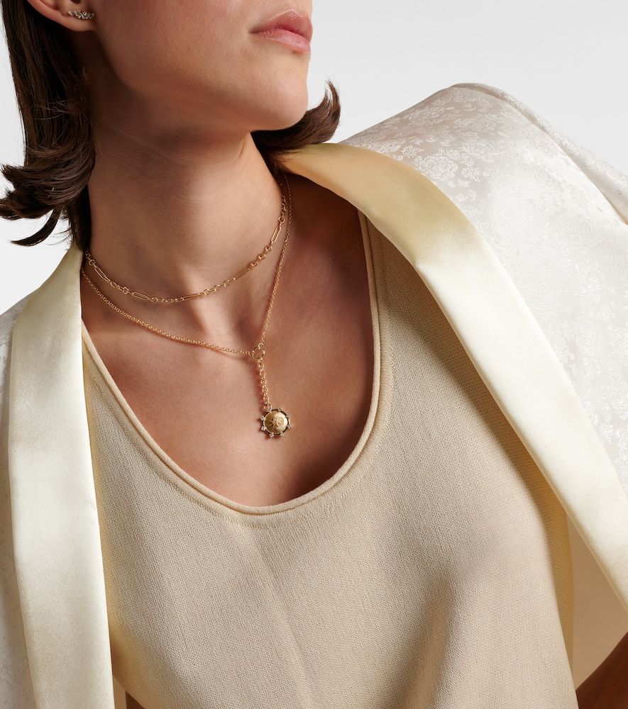 Spark Love 18kt chain necklace with diamond - FoundRae - Modalova
