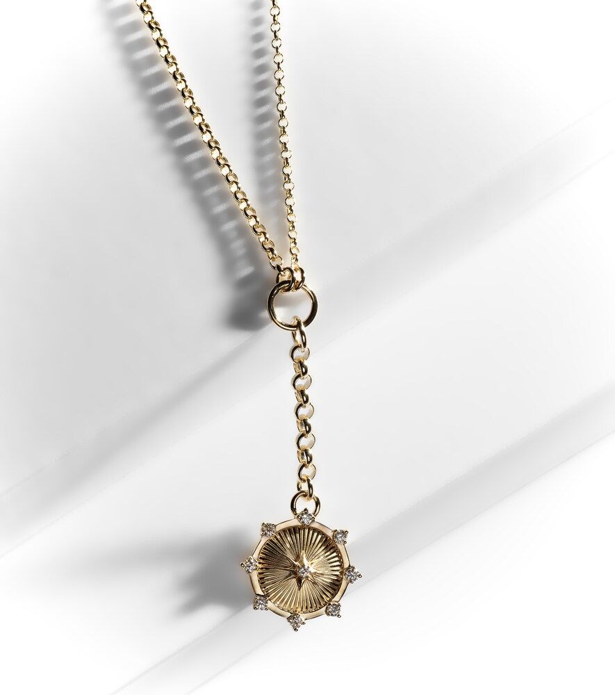 Spark Love 18kt chain necklace with diamond - FoundRae - Modalova