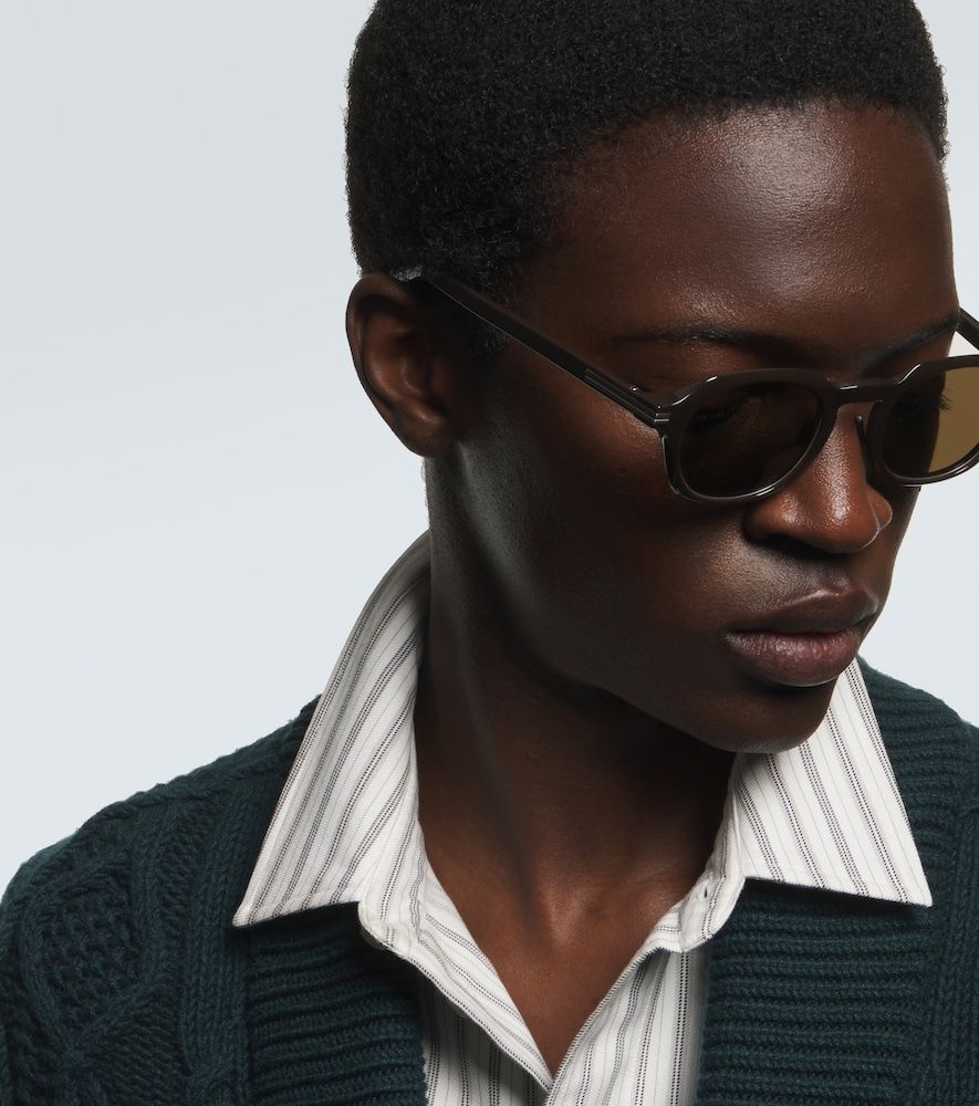 Zegna Runde Sonnenbrille - Zegna - Modalova