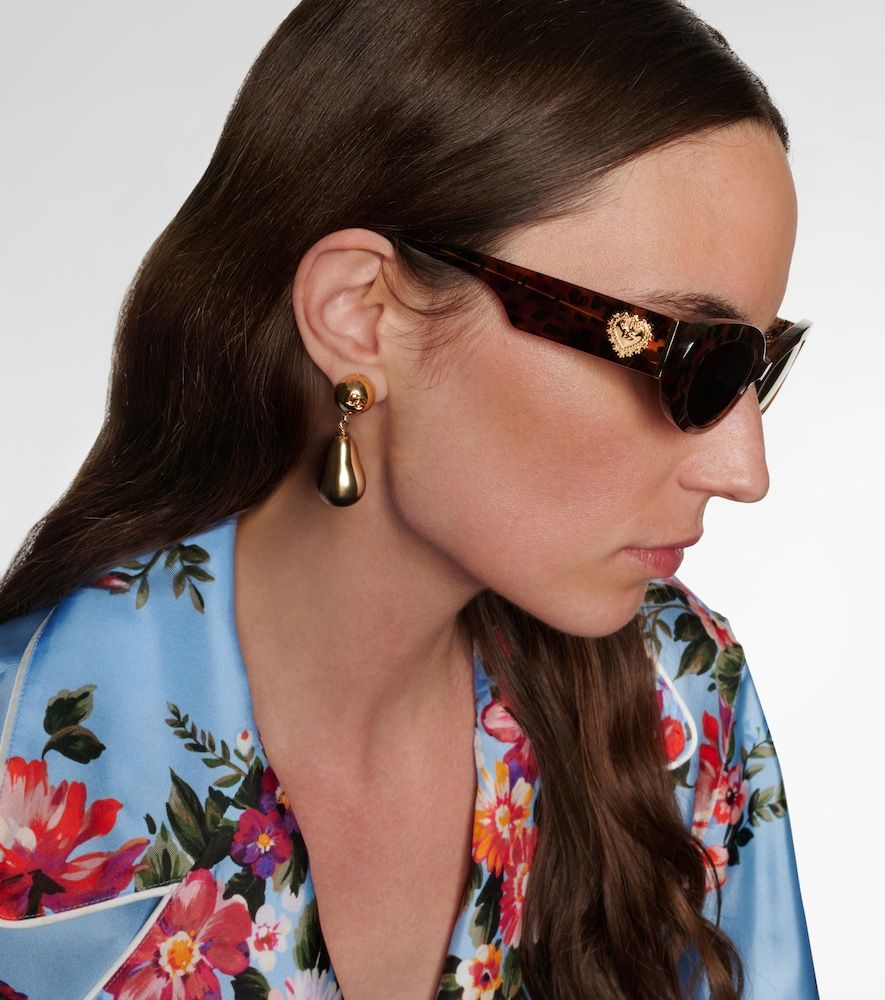 Occhiali da sole ovali Devotion - Dolce&Gabbana - Modalova