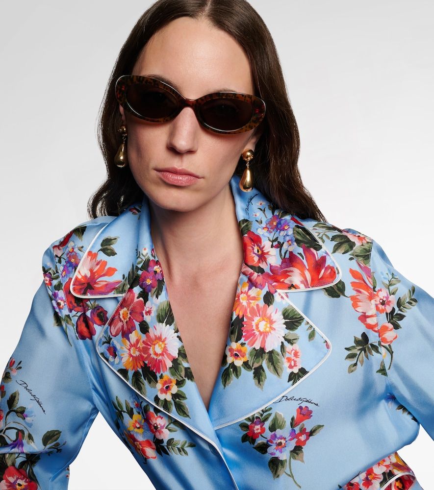 Occhiali da sole ovali Devotion - Dolce&Gabbana - Modalova